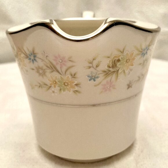 VINTAGE Noritake “Blossom Time” #7150 Fine Ivory China Creamer Pourer Pitcher - Picture 3 of 9